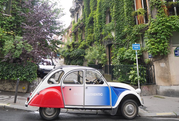 2cv cocorico visita le villa fleuries