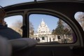 2CV in front of the Sacré Coeur in Montmartre