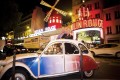 2CV in front of the Moulin Rouge in Pigalle