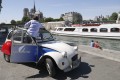 2CV on the banks of the Seine in Paris
